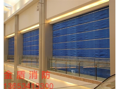 無機布防火卷簾門