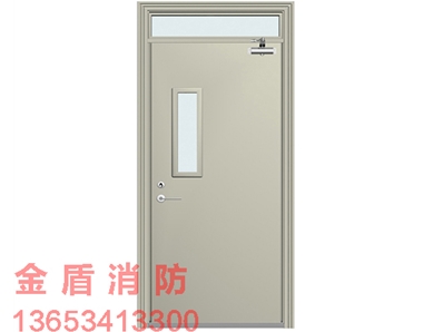 鋼質單開防火門