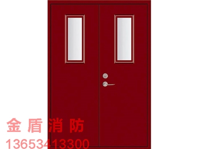 鋼質對開防火門