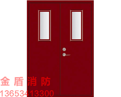 鋼質對開防火門